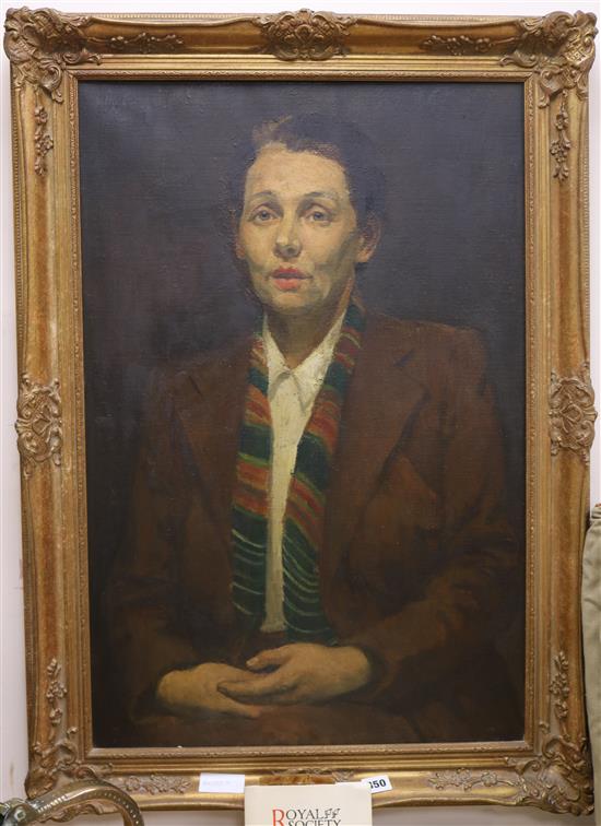 John Copnall Portrait of Mrs Whitehead 30 x 20in.